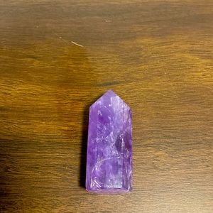Purple amethyst spike healing stone
